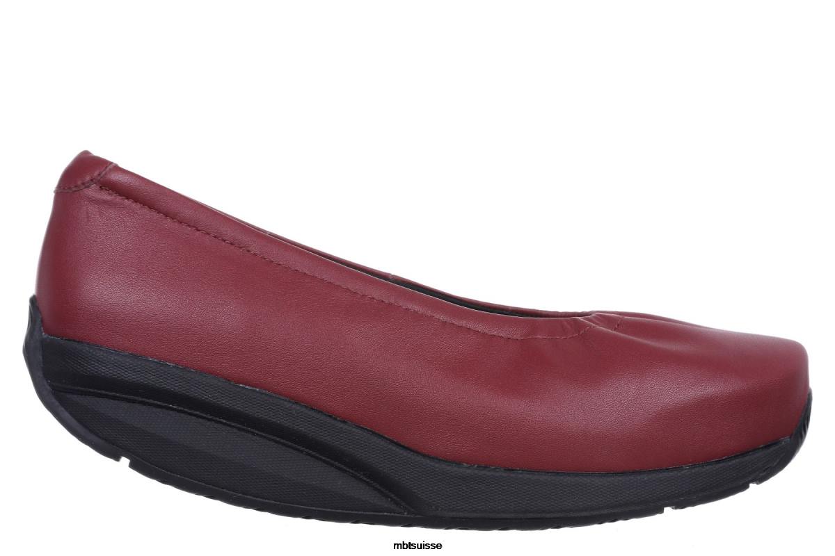 MBT femmes harpiste Bourgogne chaussures habillées 60VH239 - MBT Online Shopping