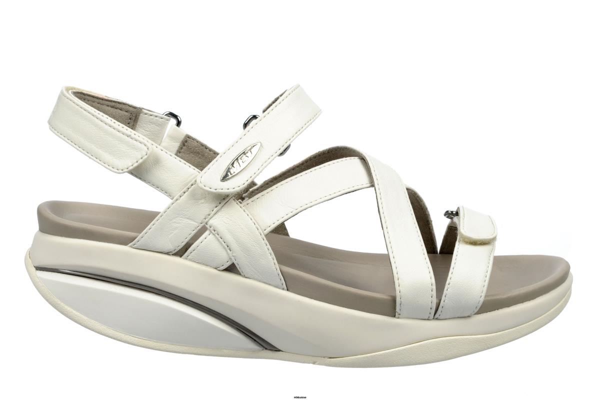 MBT femmes sandales habillées Kiburi blanc sandales 60VH241 - MBT Official Store